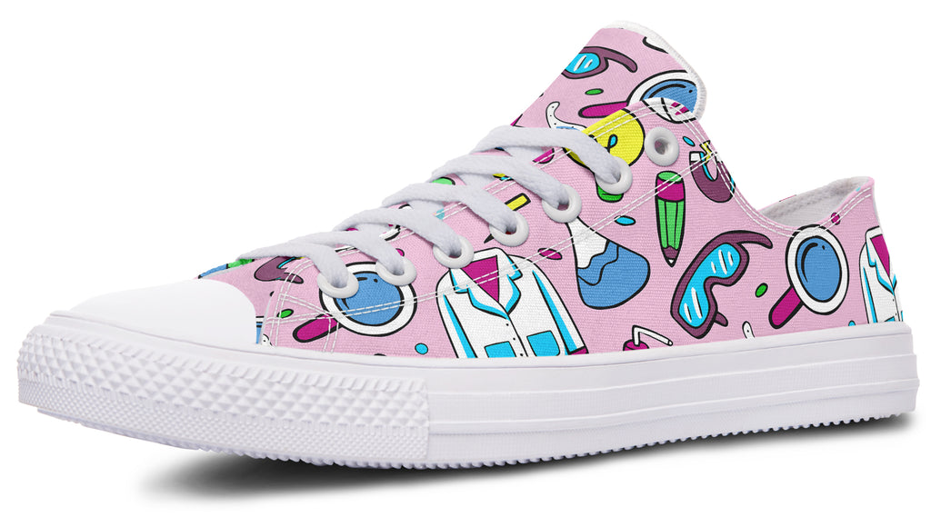 STEM Pink Low Tops (Wide)