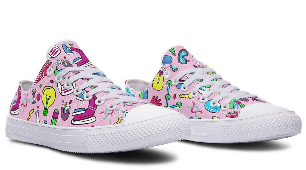 STEM Pink Low Tops (Wide)
