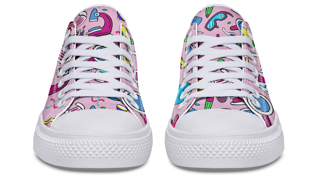 STEM Pink Low Tops (Wide)