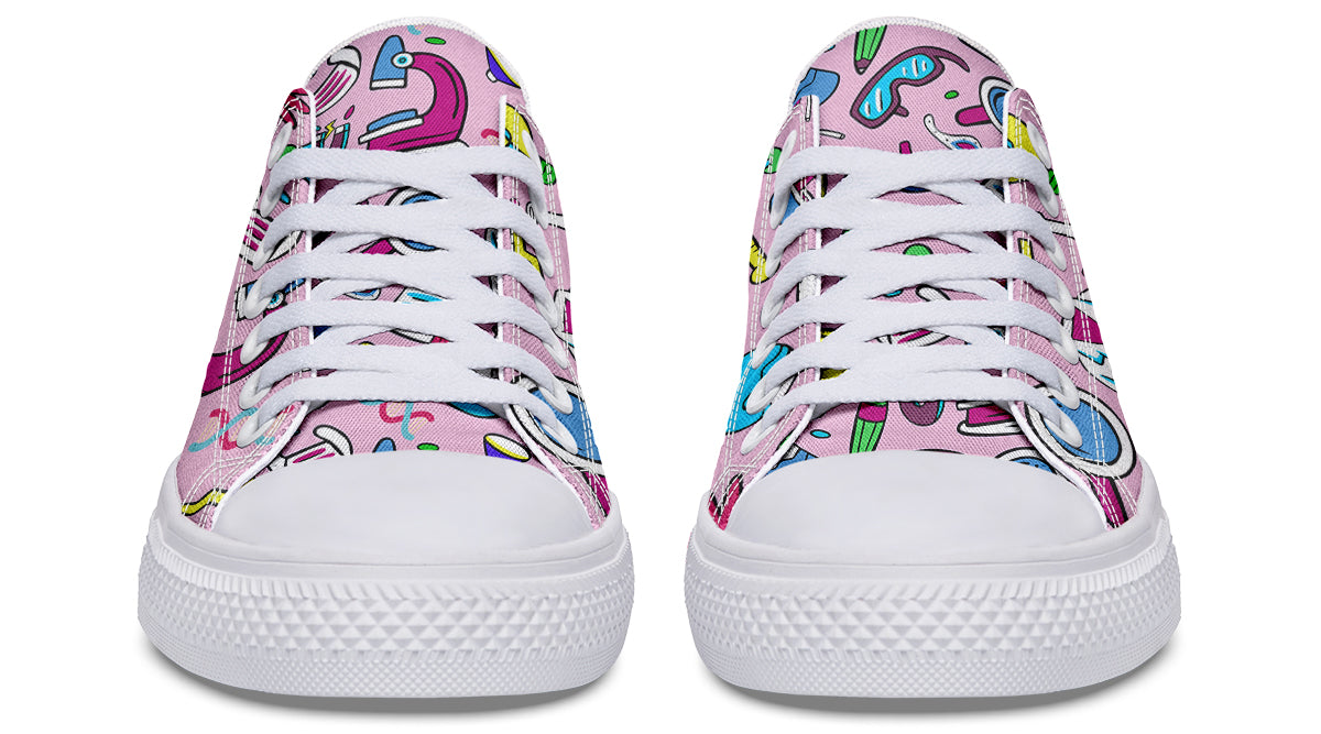 STEM Pink Low Tops (Wide)