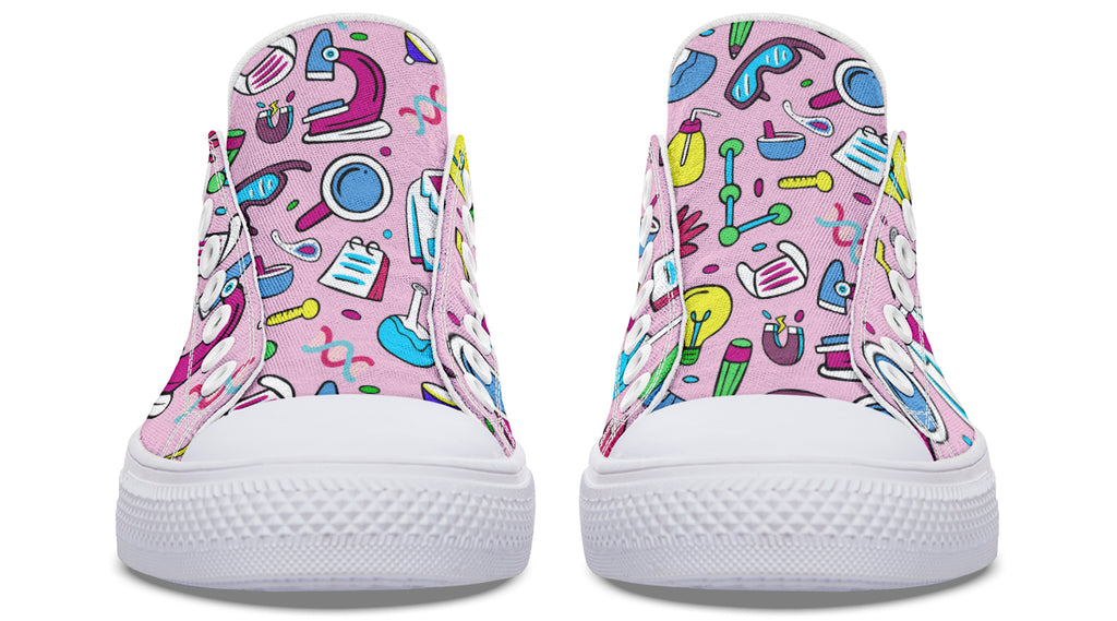 STEM Pink Low Tops (Wide)