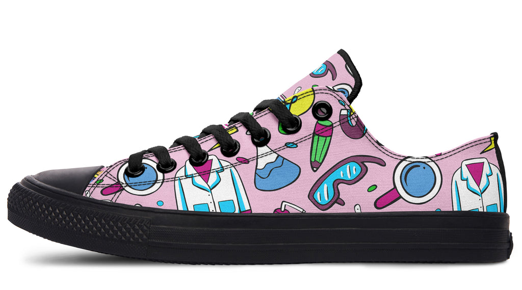 STEM Pink Low Tops (Wide)