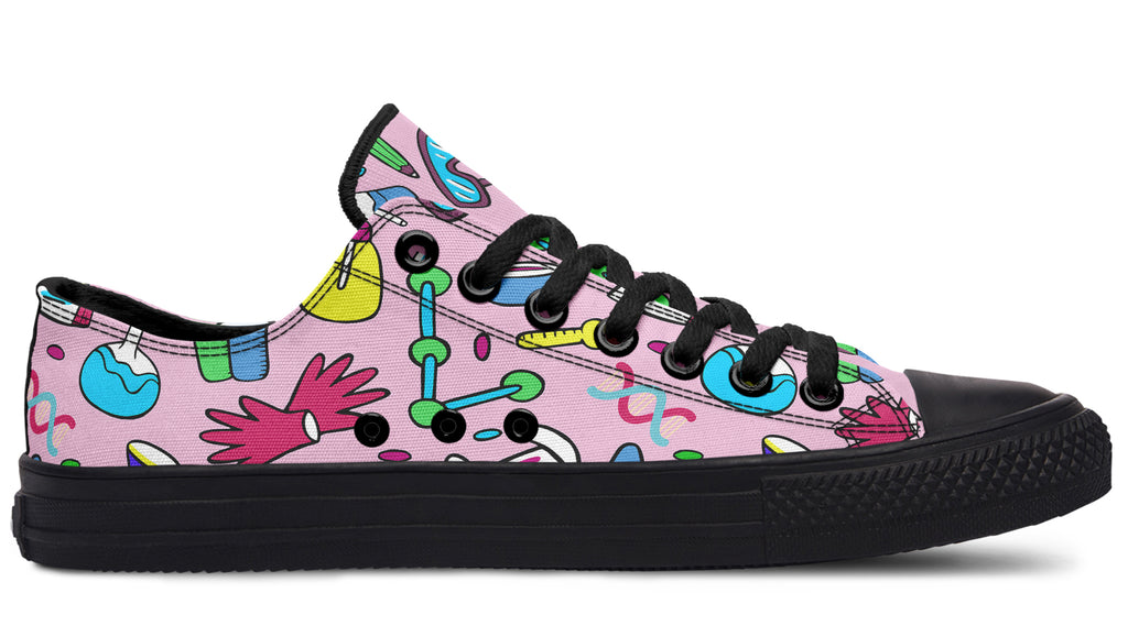 STEM Pink Low Tops (Wide)
