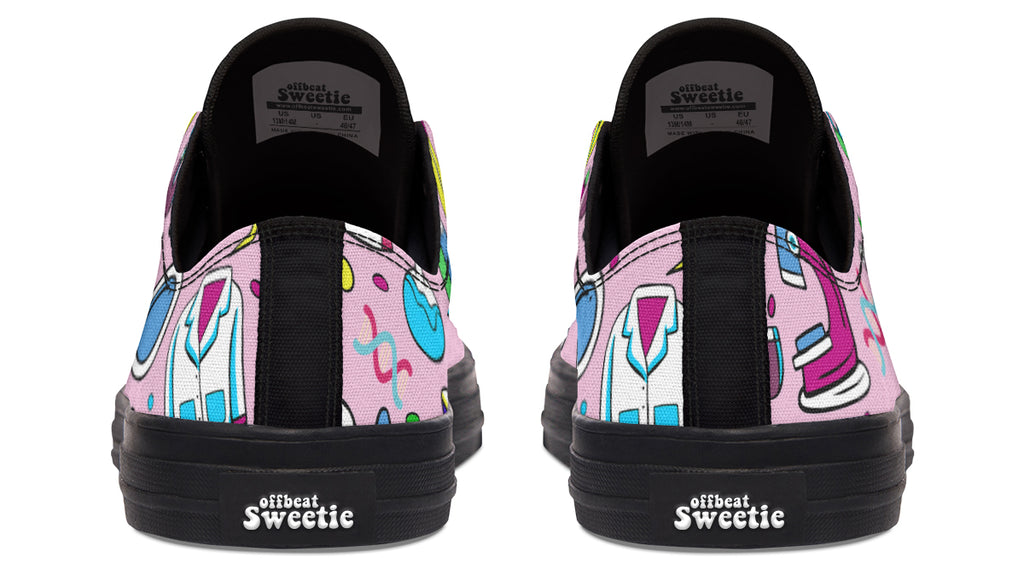 STEM Pink Low Tops (Wide)