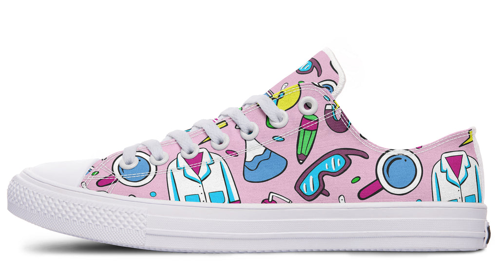 STEM Pink Low Tops (Wide)