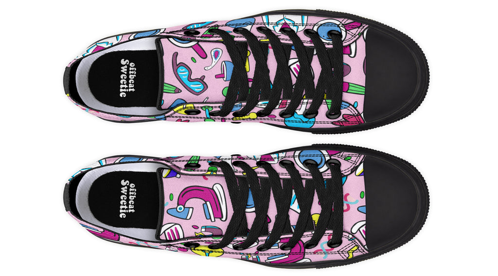 STEM Pink Low Tops (Wide)