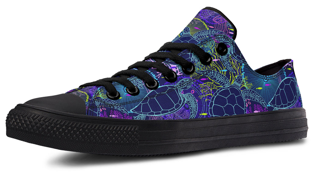 Sea Turtles Low Tops (Wide)
