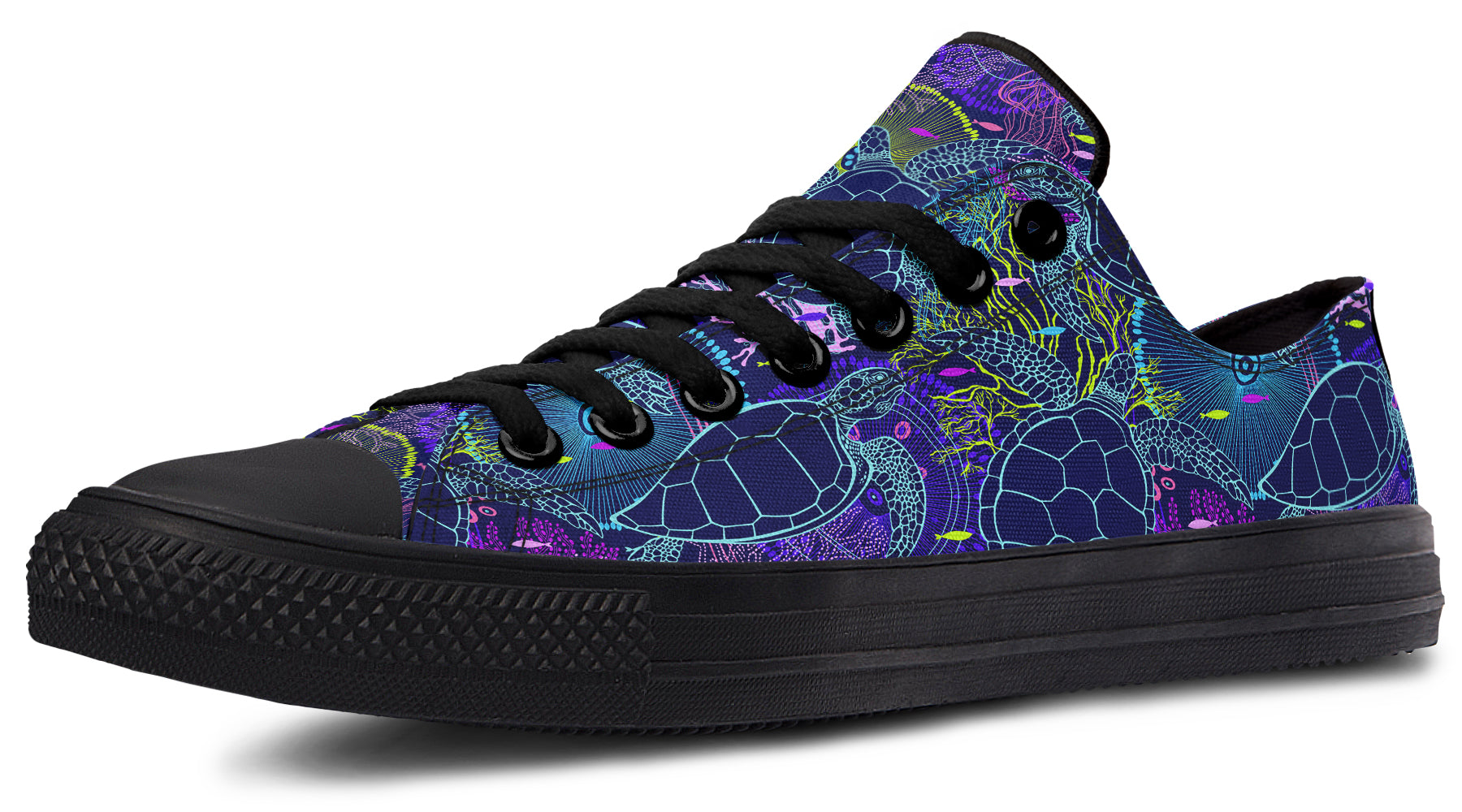 Sea Turtles Low Tops (Wide)