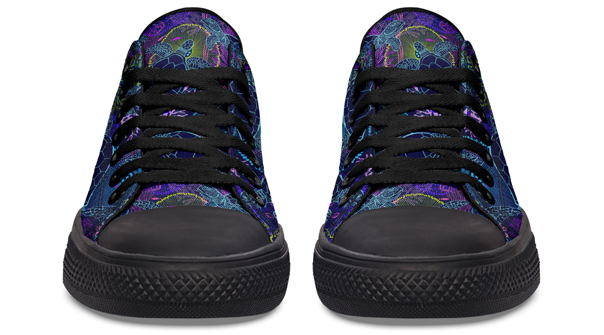 Sea Turtles Low Tops (Wide)