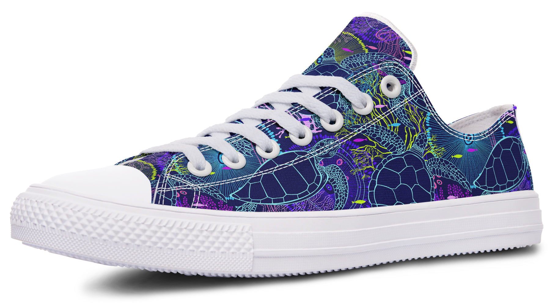 Sea Turtles Low Tops (Wide)