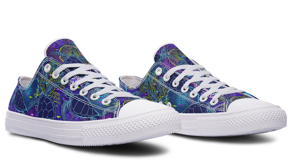 Sea Turtles Low Tops (Wide)