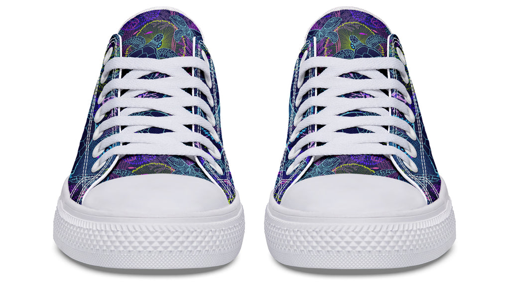 Sea Turtles Low Tops (Wide)