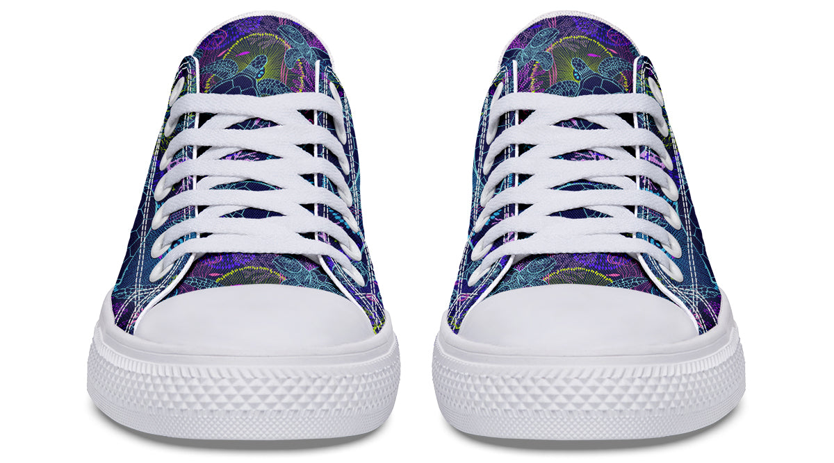 Sea Turtles Low Tops (Wide)