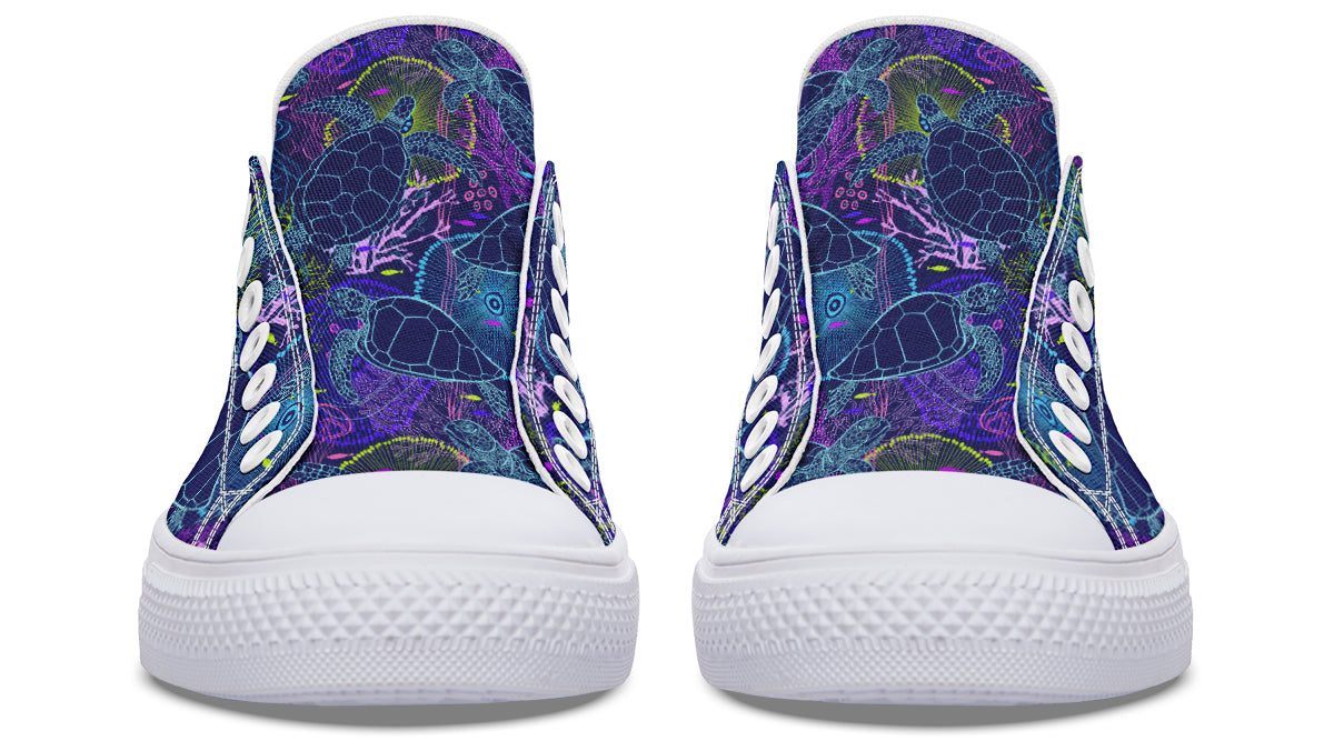 Sea Turtles Low Tops (Wide)
