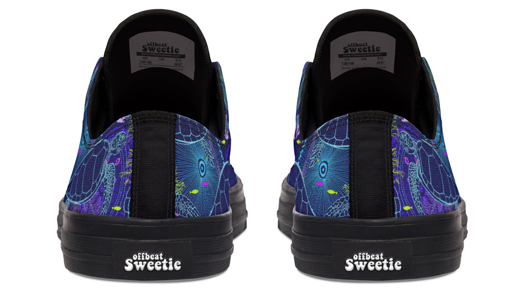 Sea Turtles Low Tops (Wide)