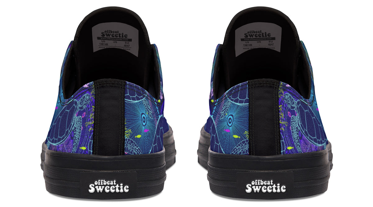 Sea Turtles Low Tops (Wide)