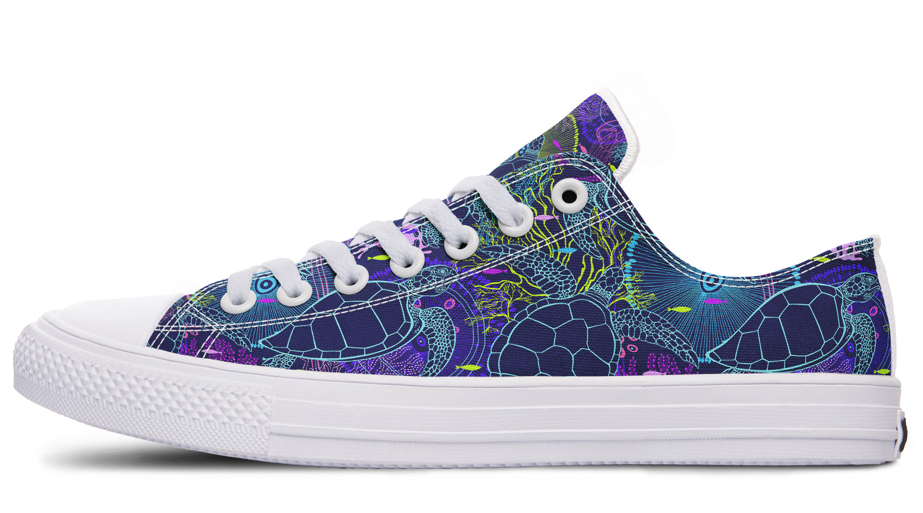 Sea Turtles Low Tops (Wide)