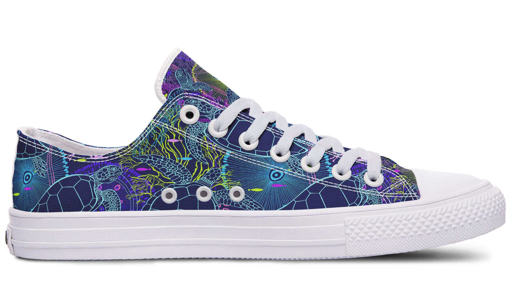 Sea Turtles Low Tops (Wide)