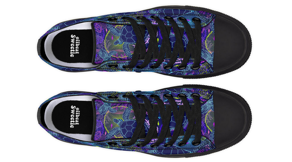 Sea Turtles Low Tops (Wide)