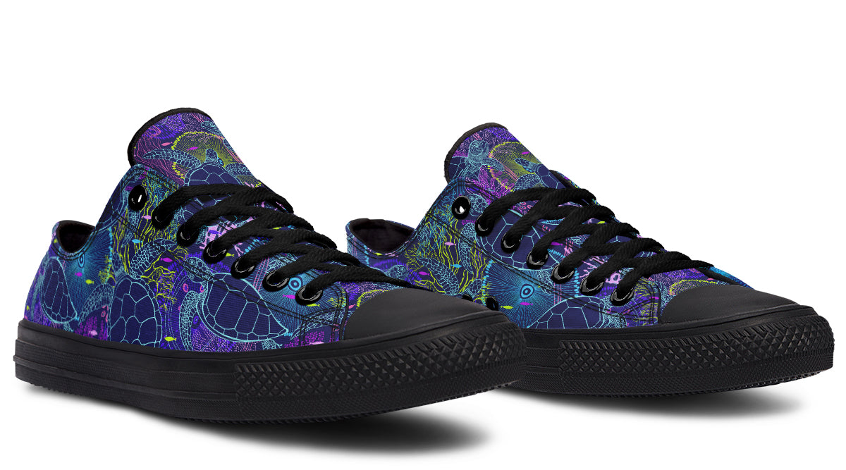 Sea Turtles Low Tops - Offbeat Sweetie