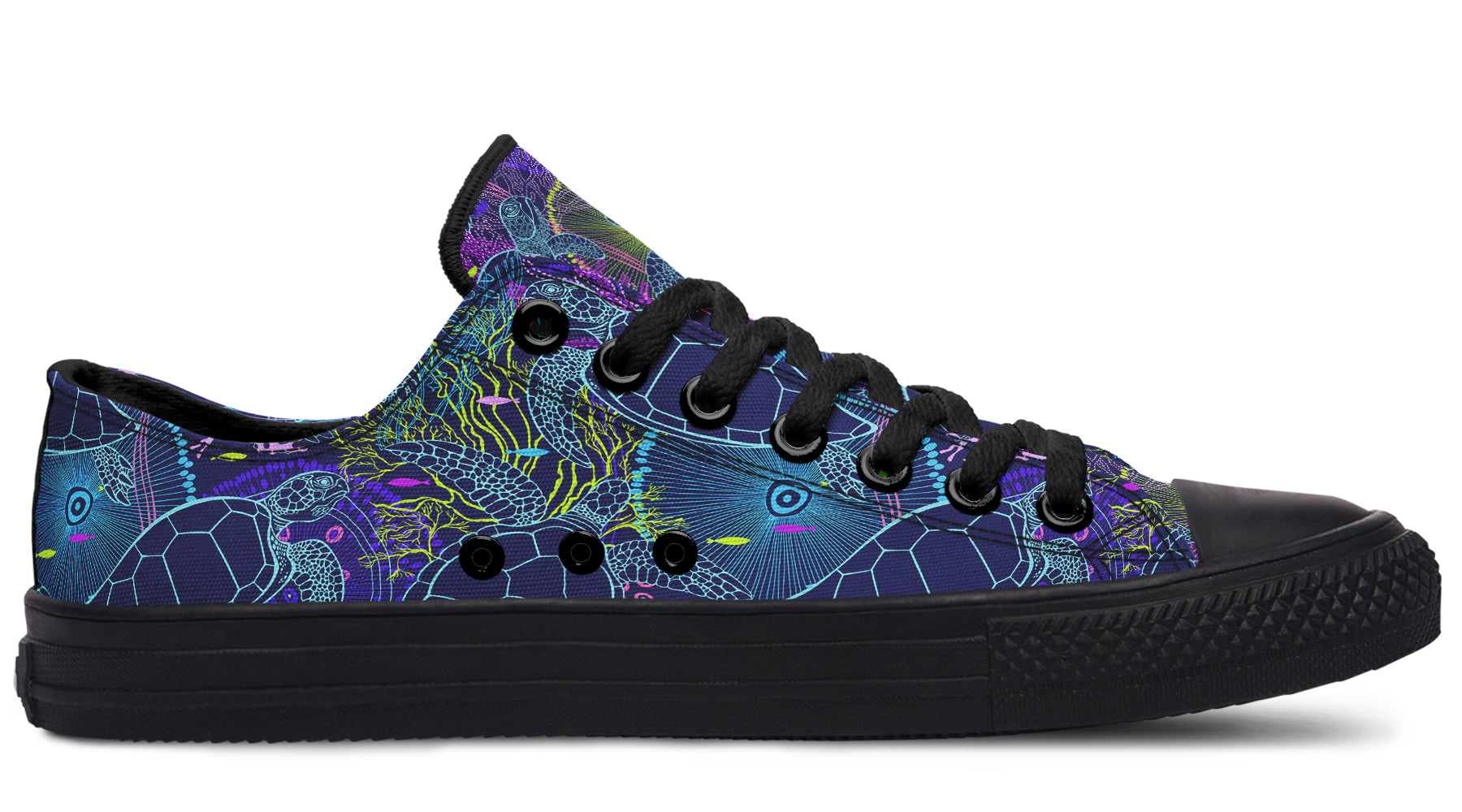 Sea Turtles Low Tops - Offbeat Sweetie