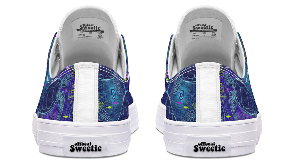 Sea Turtles Low Tops - Offbeat Sweetie