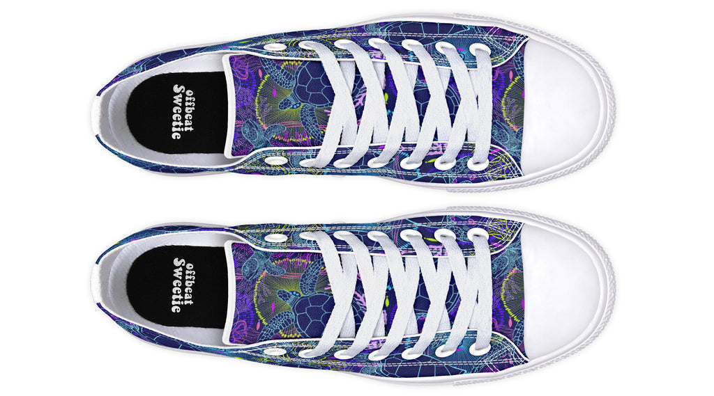 Sea Turtles Low Tops - Offbeat Sweetie
