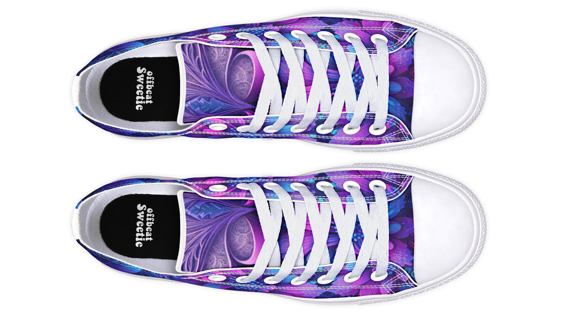 Secret Garden Low Tops - Offbeat Sweetie