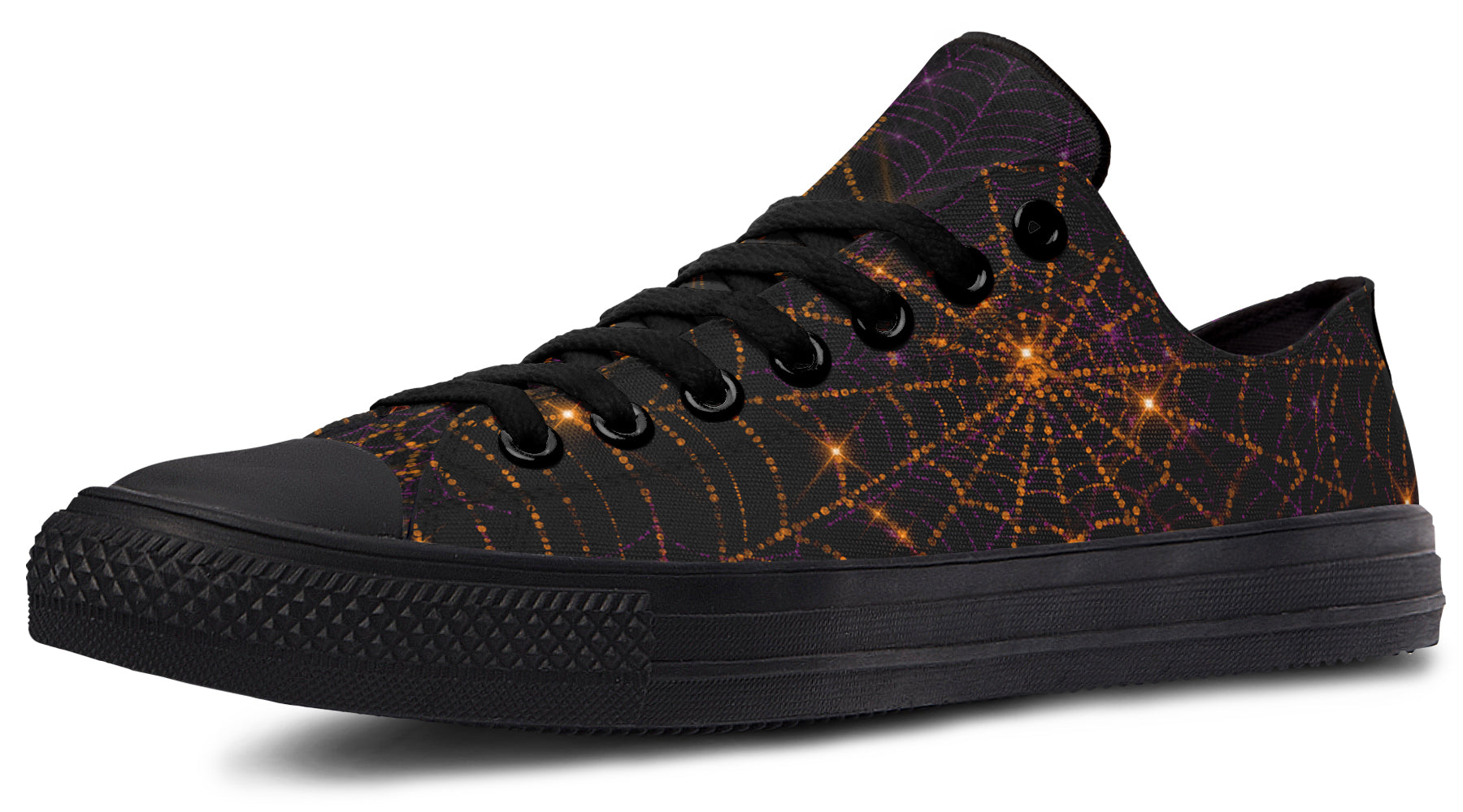 Spiderweb Low Tops - Offbeat Sweetie