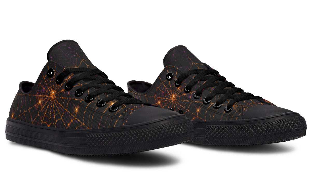 Spiderweb Low Tops - Offbeat Sweetie