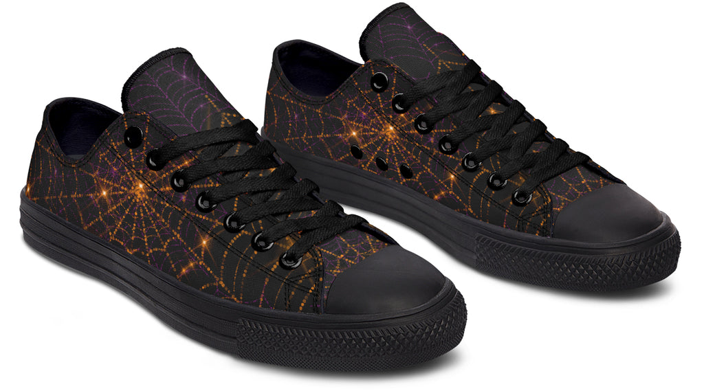 Spiderweb Low Tops - Offbeat Sweetie