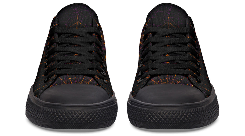 Spiderweb Low Tops - Offbeat Sweetie