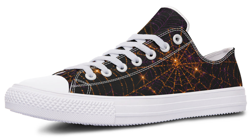 Spiderweb Low Tops - Offbeat Sweetie