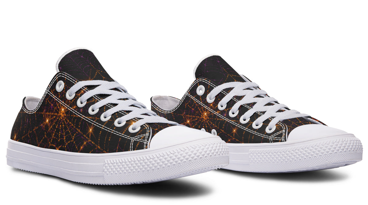 Spiderweb Low Tops - Offbeat Sweetie