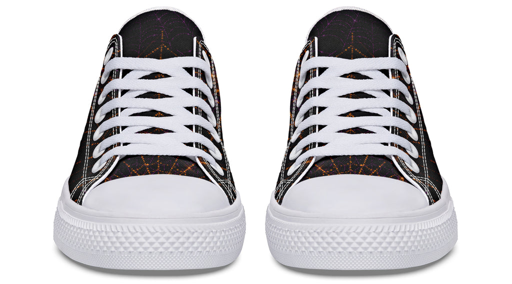 Spiderweb Low Tops - Offbeat Sweetie