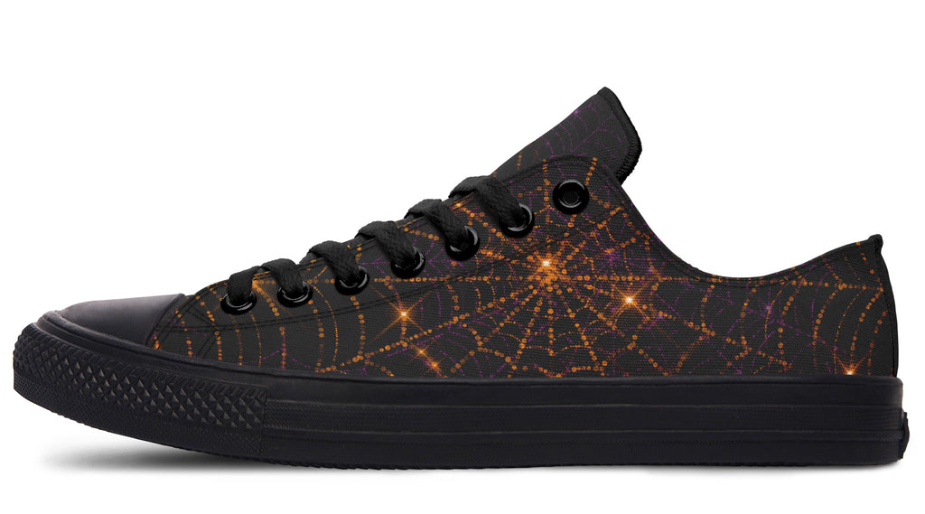 Spiderweb Low Tops - Offbeat Sweetie
