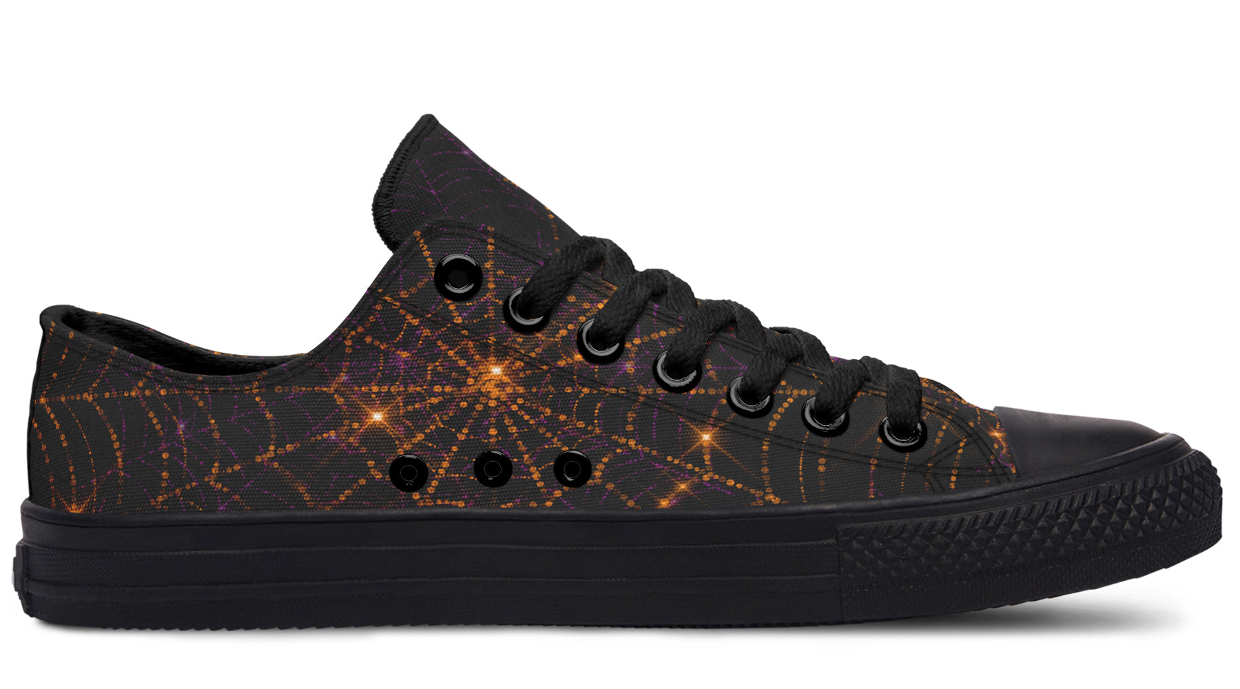 Spiderweb Low Tops - Offbeat Sweetie