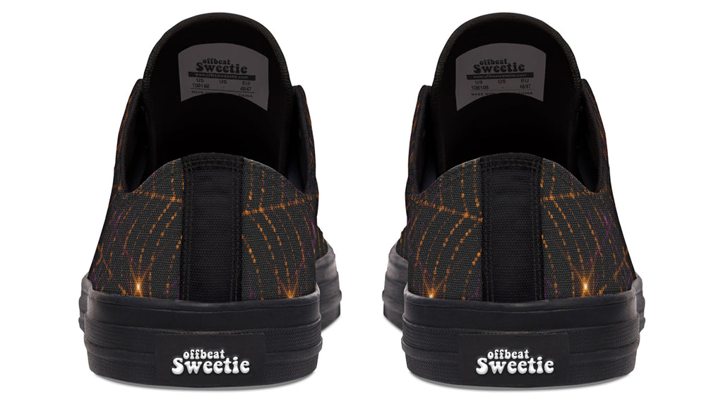 Spiderweb Low Tops - Offbeat Sweetie