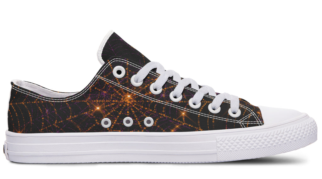 Spiderweb Low Tops - Offbeat Sweetie