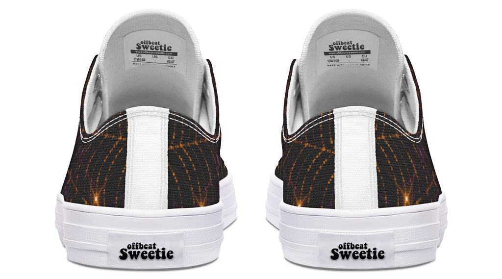 Spiderweb Low Tops - Offbeat Sweetie