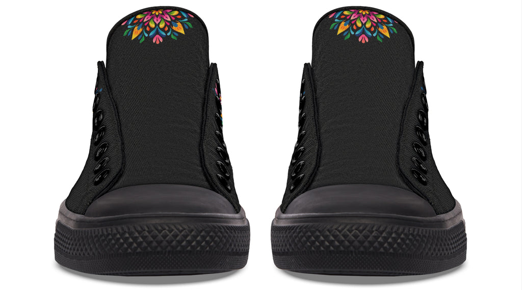 Sugar Skull Low Tops (Wide)