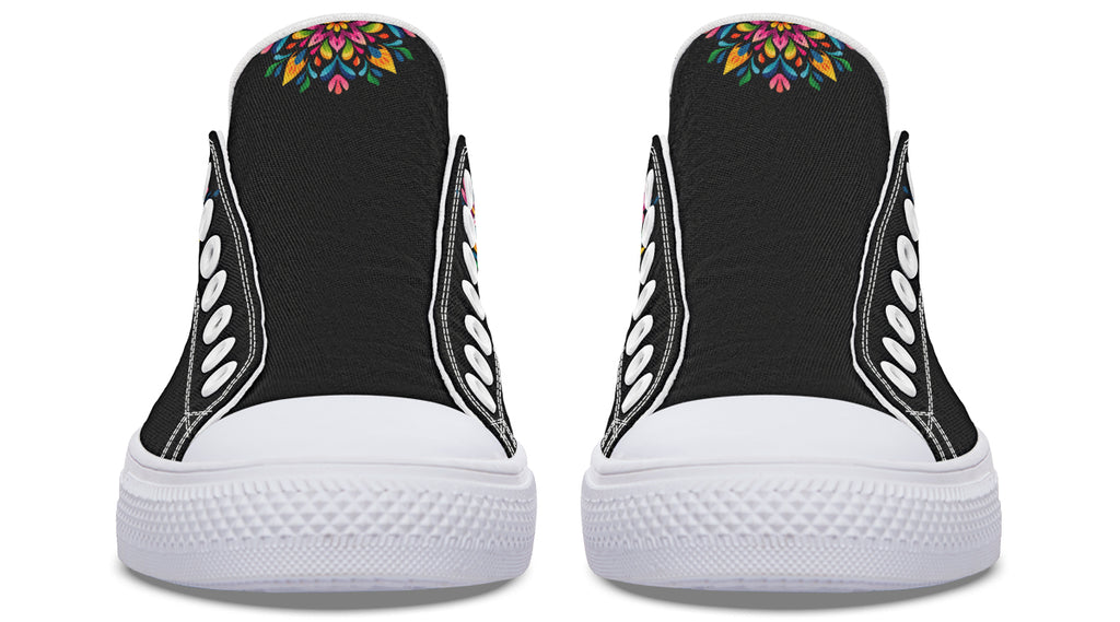 Sugar Skull Low Tops (Wide)
