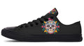 Sugar Skull Low Tops (Wide)