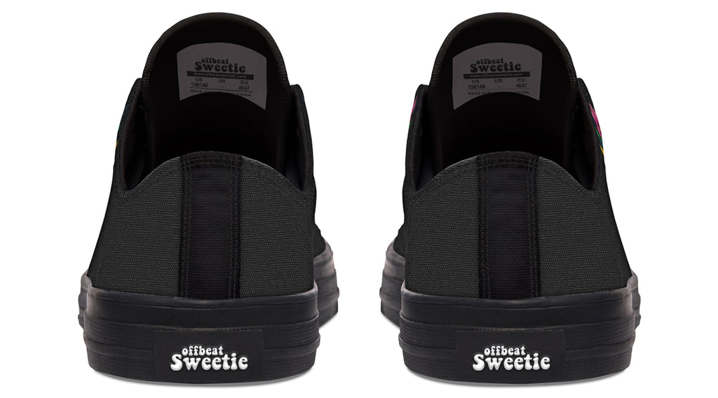 Sugar Skull Low Tops - Offbeat Sweetie
