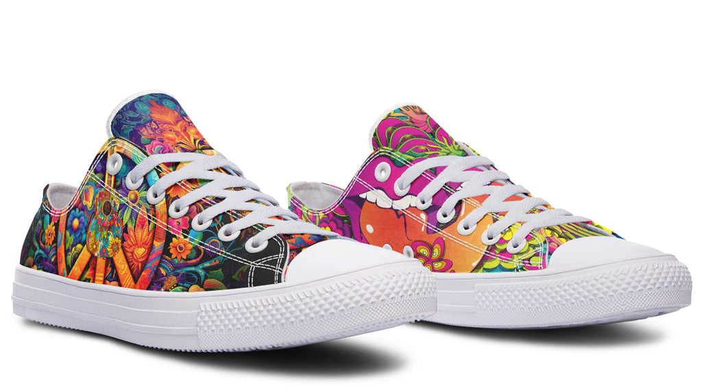 Summer Of Love Low Tops - Offbeat Sweetie