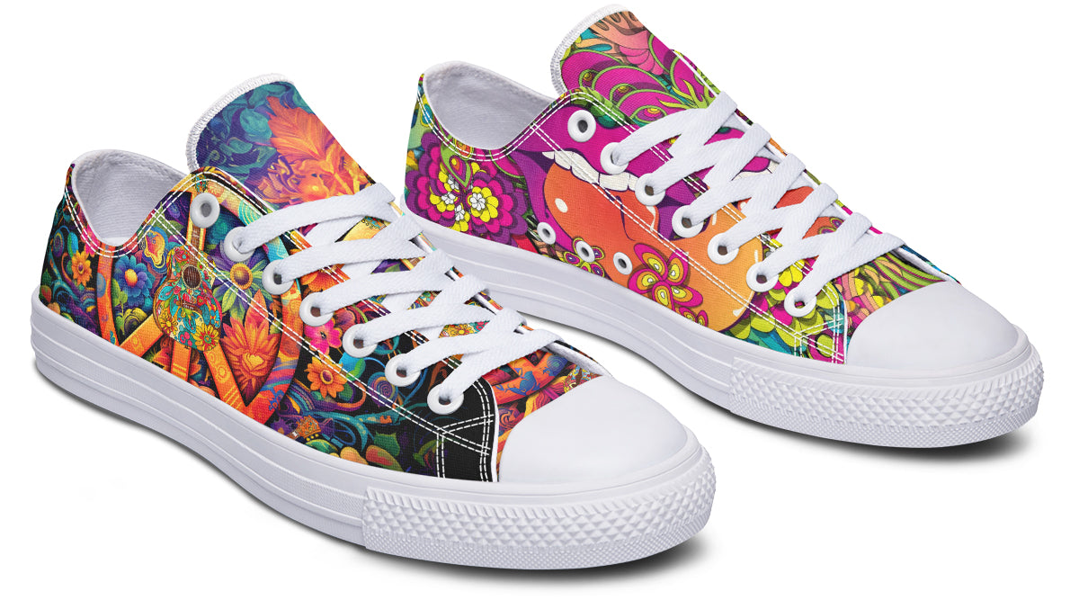 Summer Of Love Low Tops - Offbeat Sweetie