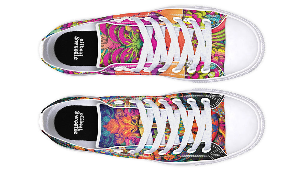 Summer Of Love Low Tops - Offbeat Sweetie