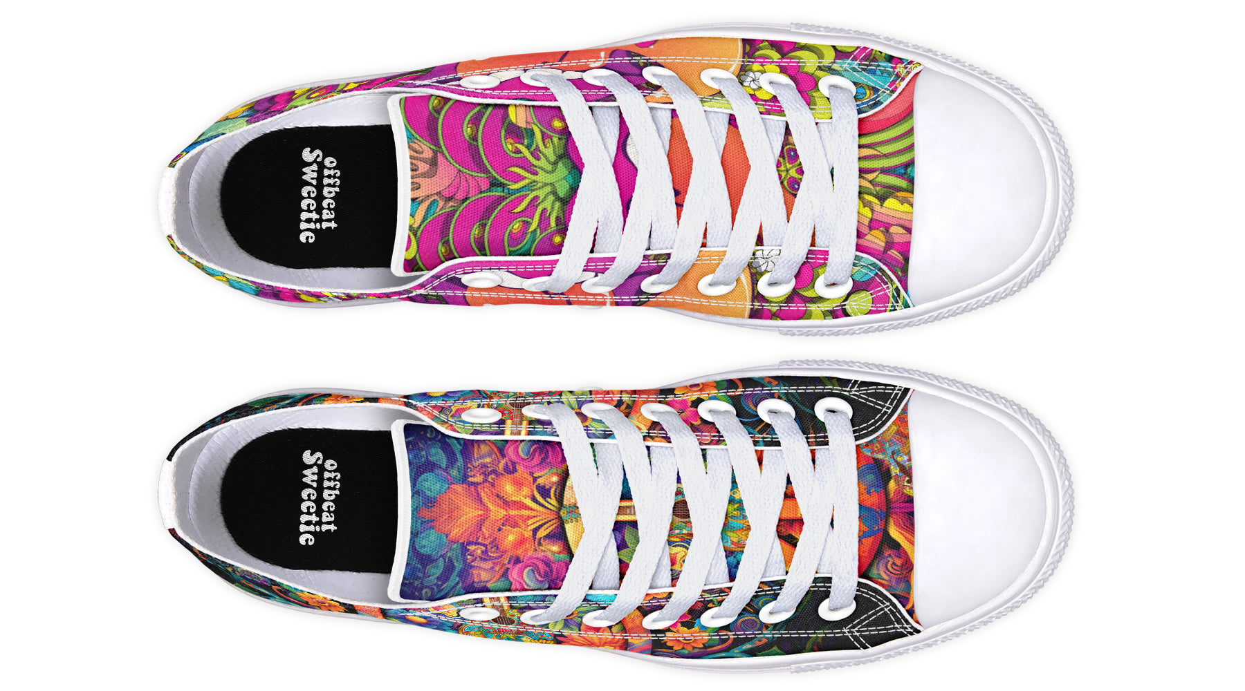 Summer Of Love Low Tops - Offbeat Sweetie