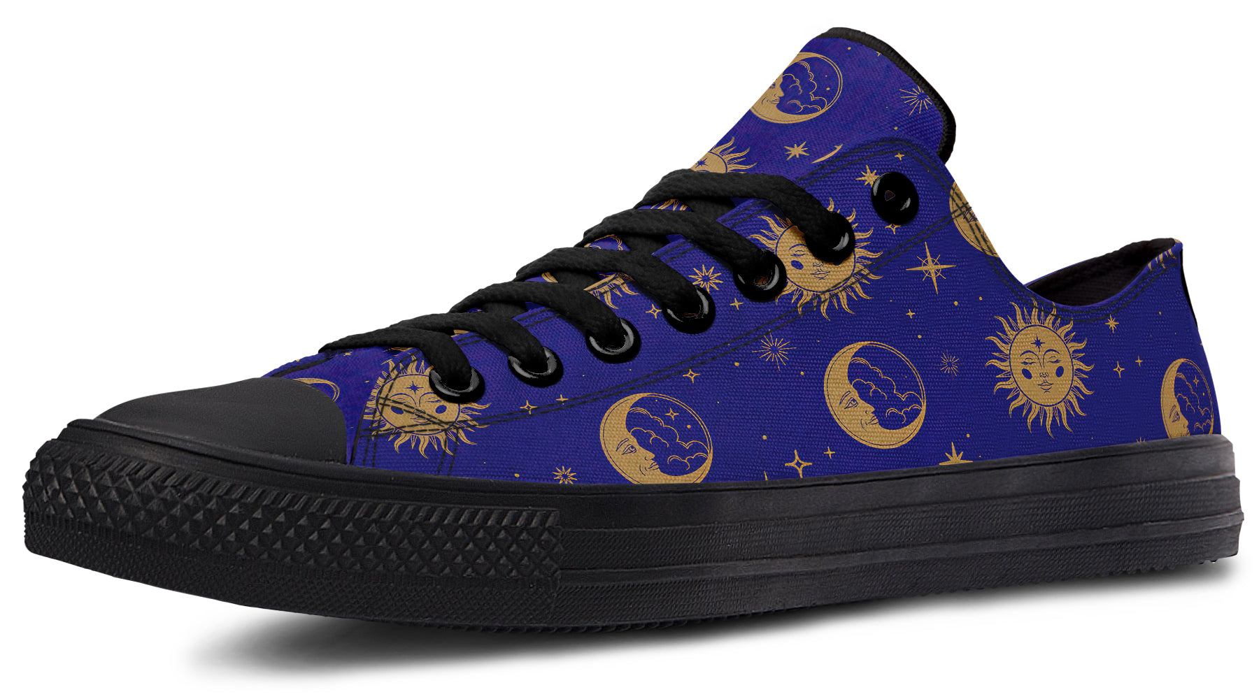 Sun Moon And Stars Low Tops (Wide)