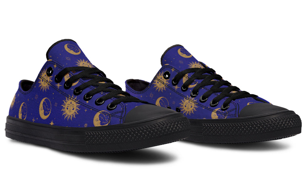 Sun Moon And Stars Low Tops (Wide)